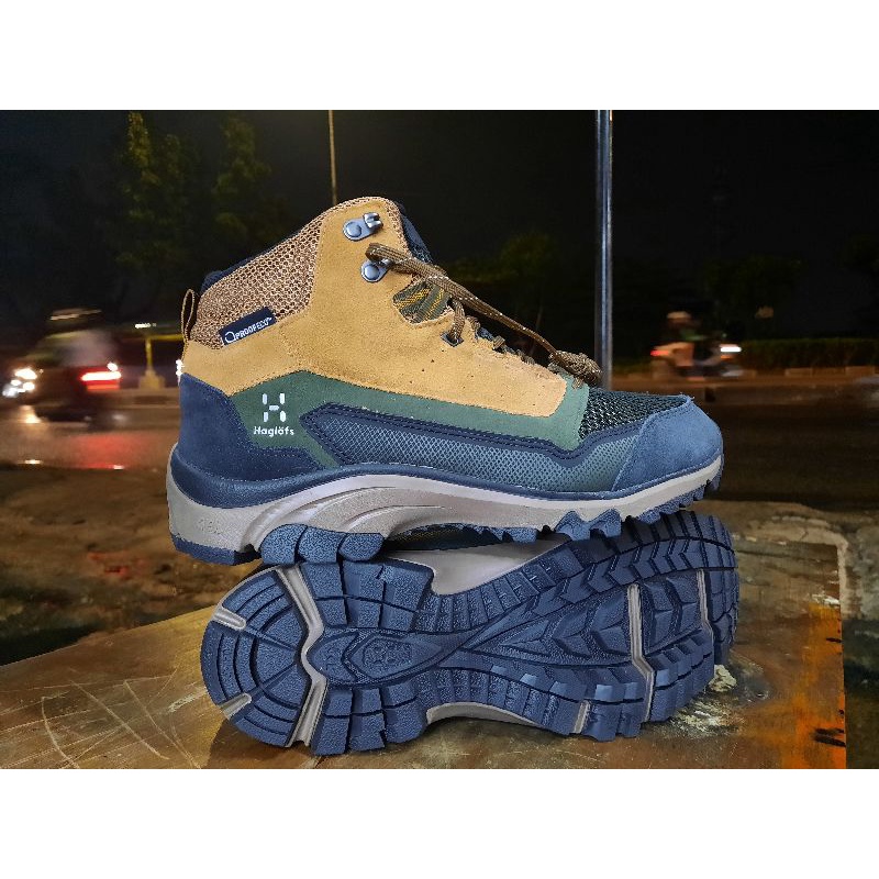 SEPATU GUNUNG TREKKING HIKING HAGLOFS SKUTA WATERPROOF ORIGINAL