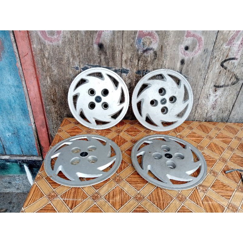 dop velg wheel dop ring 13 merk enkai ij® bekas copotan 4 biji