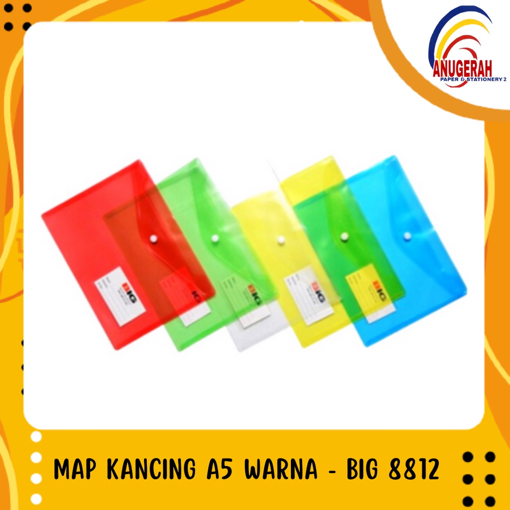 

MAP KANCING A5 WARNA - BIG 8812 (PCS)