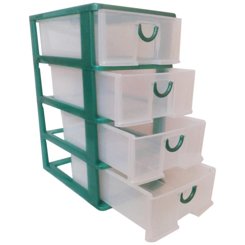 Victory Mini Container L Susun 4 Ukuran 26,5 x 18,0 x 35 cm