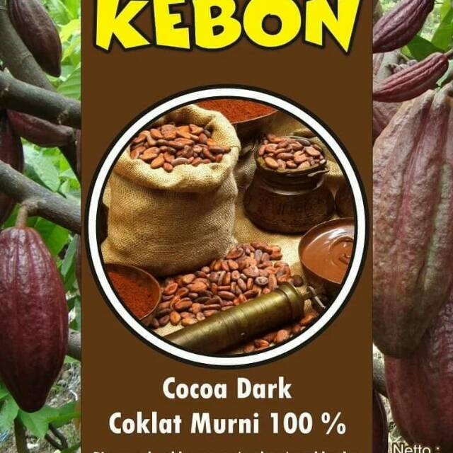 

Coklat Kebon Cocoa Dark 250 gr