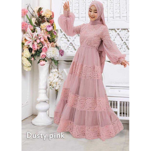 O2 Fashion / Dress Hasanah / bisa cod