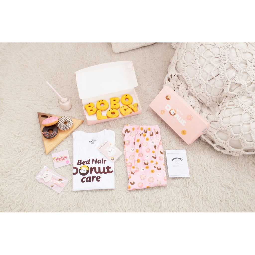 Pyjamas Donut (package) – BOBOLOGY (Piyama PJ Baju Tidur Baju Rumah Kaos Anak)