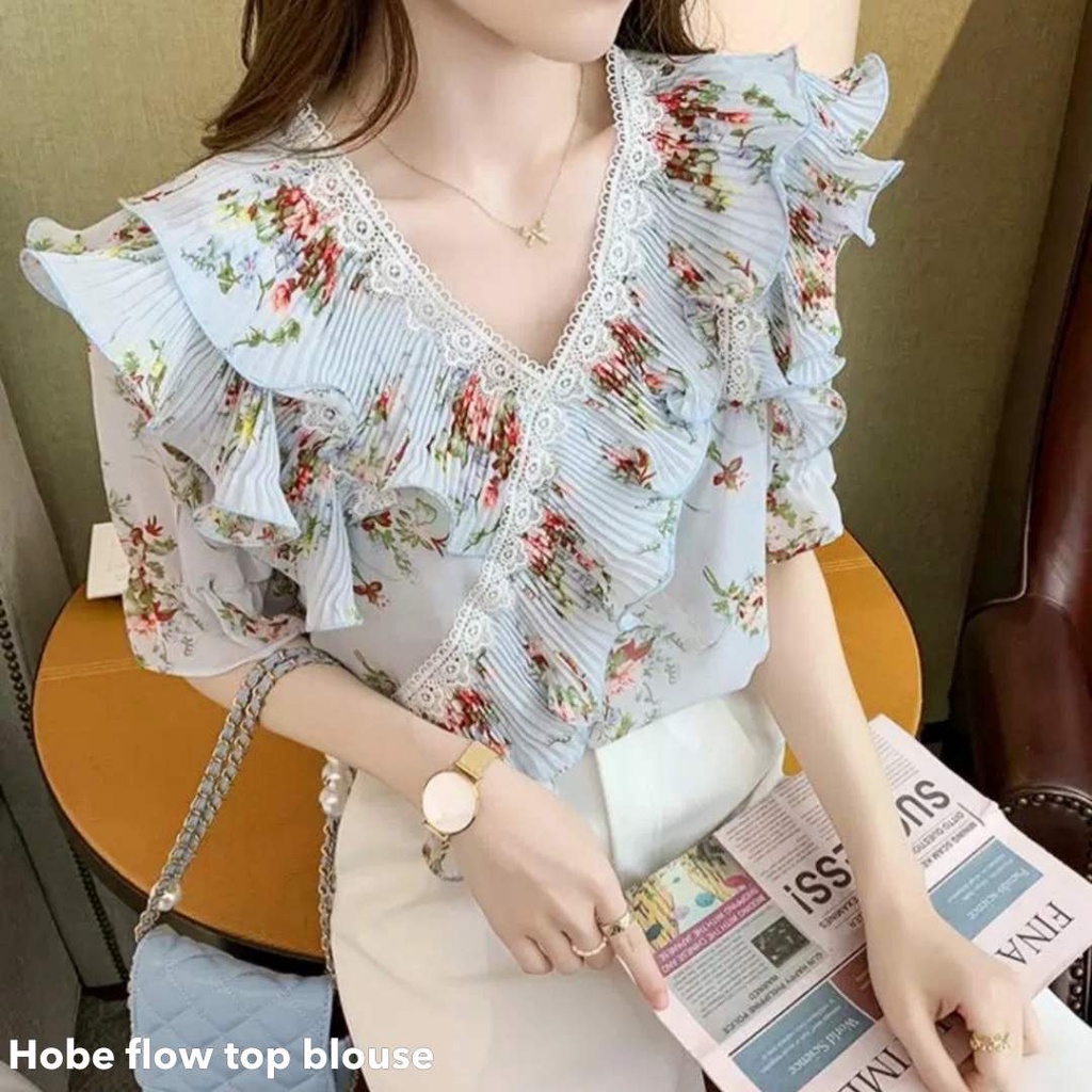 Hobe flow top blouse - Thejanclothes