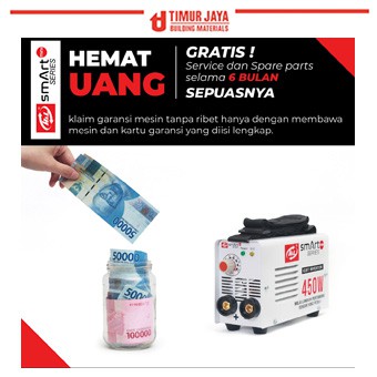 PROMO MINI HNL LOW WATT Mesin Las 450 Smart Series 450W h&amp;l hl Las inverter