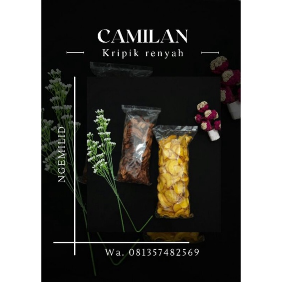 

camilan - Kripik singkong dan kripik sale renyah 500gr produksi banyuwangi