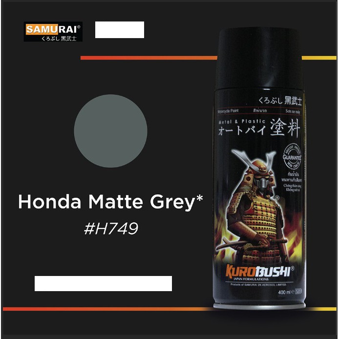 CAT PILOX SAMURAI PAINT HONDA MATTE GREY H749*