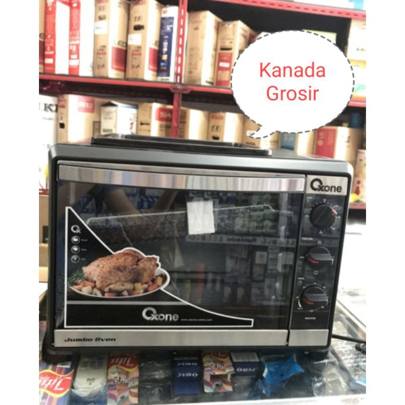 Oven listrik Rotisserie OXONE 28L OX 898 BR low watt