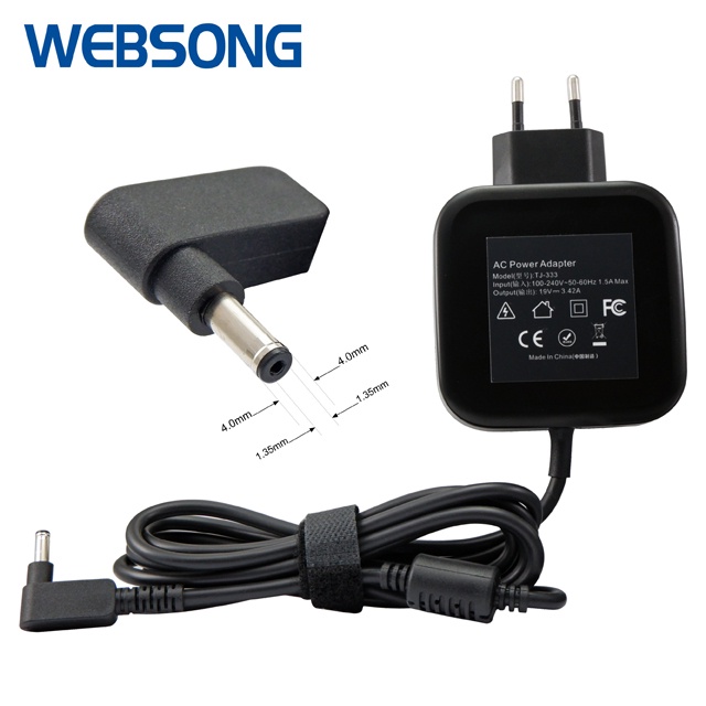 Adaptor Adapter 2002 19V 3.42A 65W 65 Watt 4.0x1.35 For Laptop Notebook