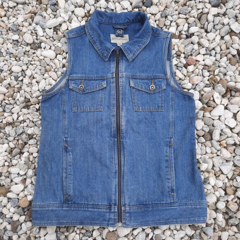 vest denim second murah