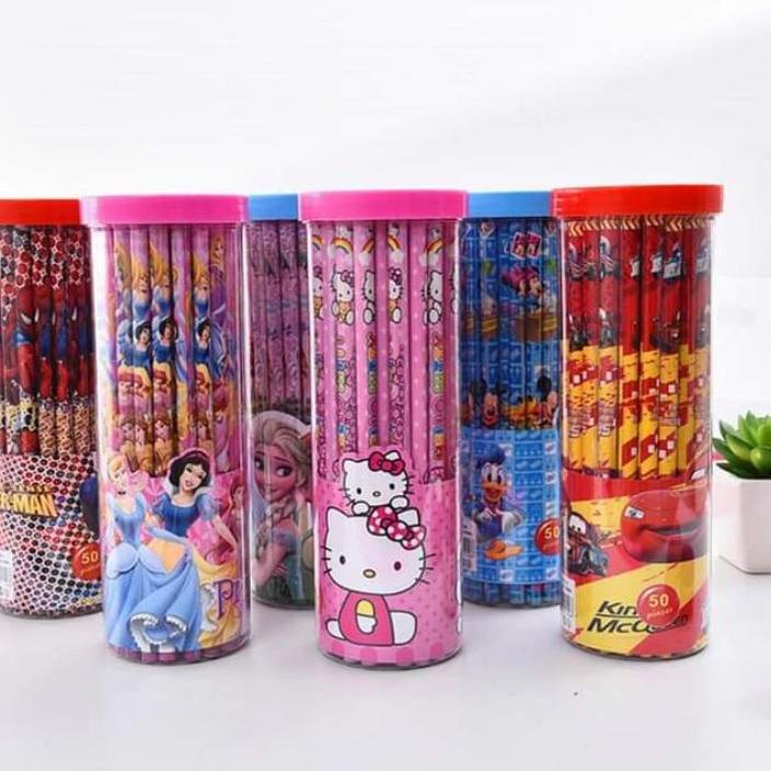 

❤[Layak Dibeli!!!]❤ (ECER 10 PCS) pencil 2B kayu fancy campur/pensil karakter/pensil kayu murah/pensil fancy/pencil (10 PCS) paling murah