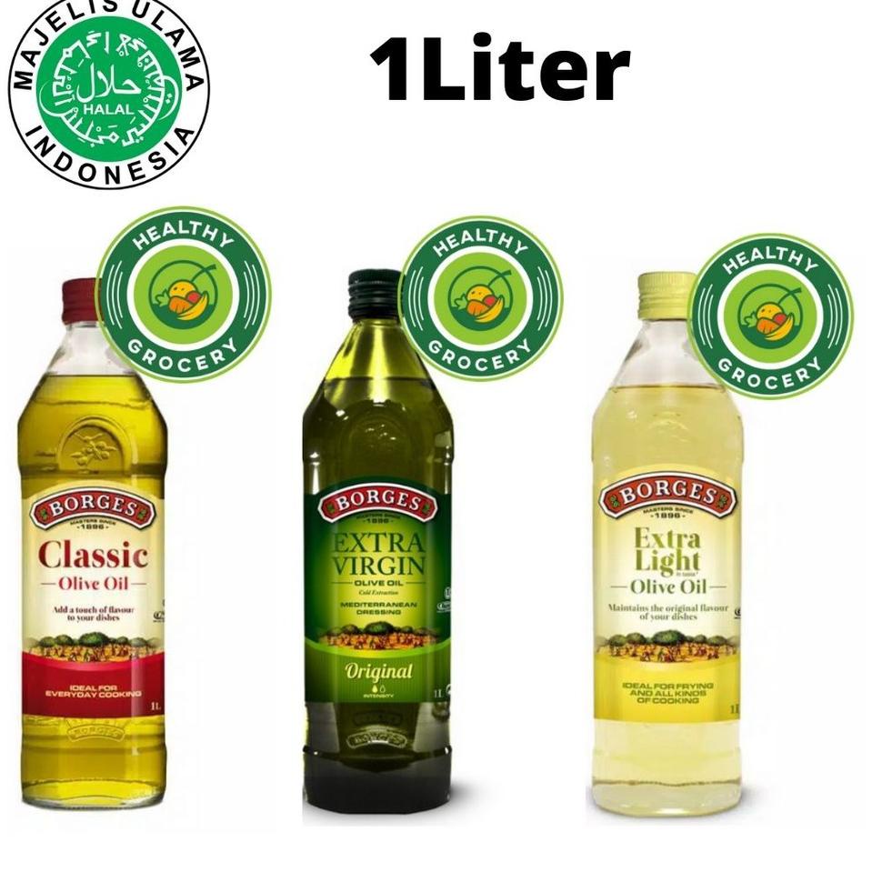

Promo Today Borges Extra Virgin / Extra Light / Classic Olive Oil 1 Liter Minyak Zaitun m55➻