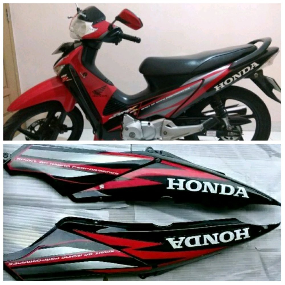 Cover Body Honda Supra X 125 Lama Plus Strip Shopee Indonesia