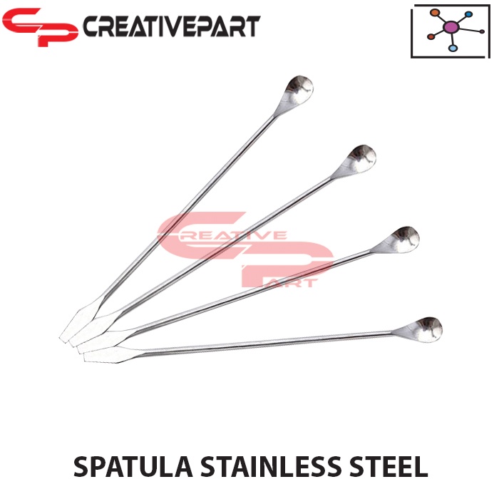 Spatula Lab /  Spatula Stainless Steel / Alat Laboratorium