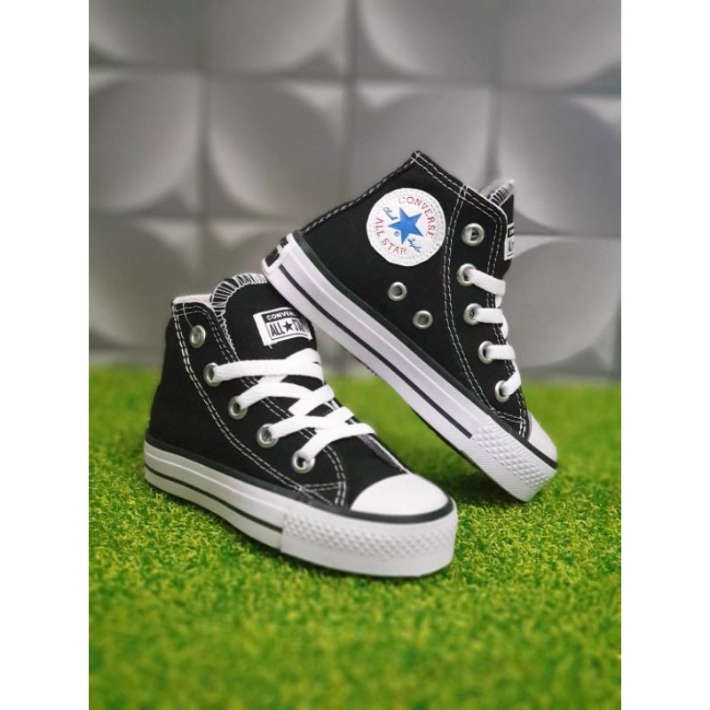 SEPATU CONVERSE ANAK MURAH PREMIUM QUALITY CONVERSE TINGGI ANAK HITAM