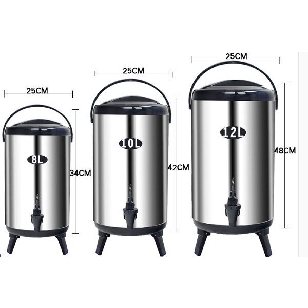 Water Jug Milk Tea Bucket Stainless Steel