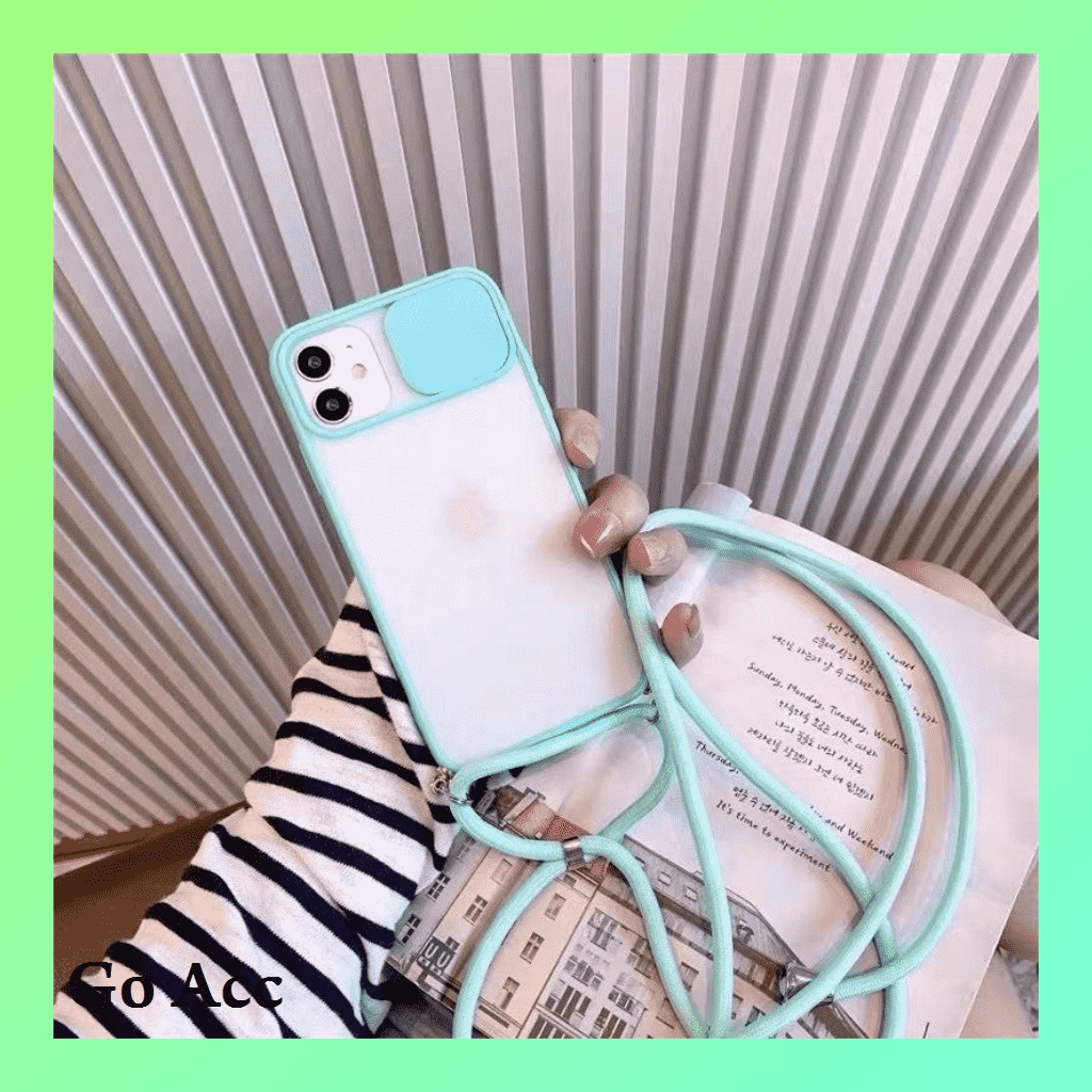 Window Softcase + Sling Tali ALL Type Samsung Infinix Iphone Oppo Reno