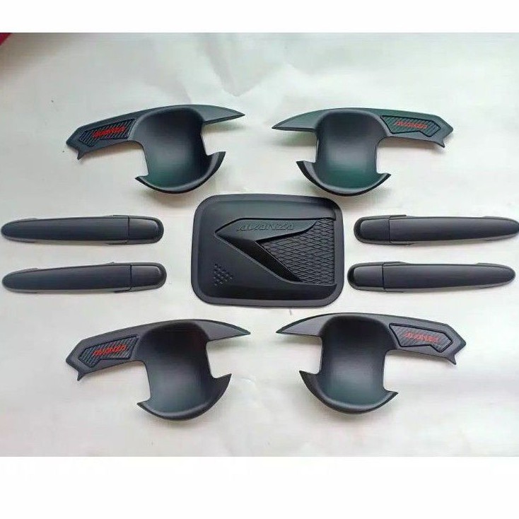 Paket outer handle tank cover All new Avanza Xenia hitam doff