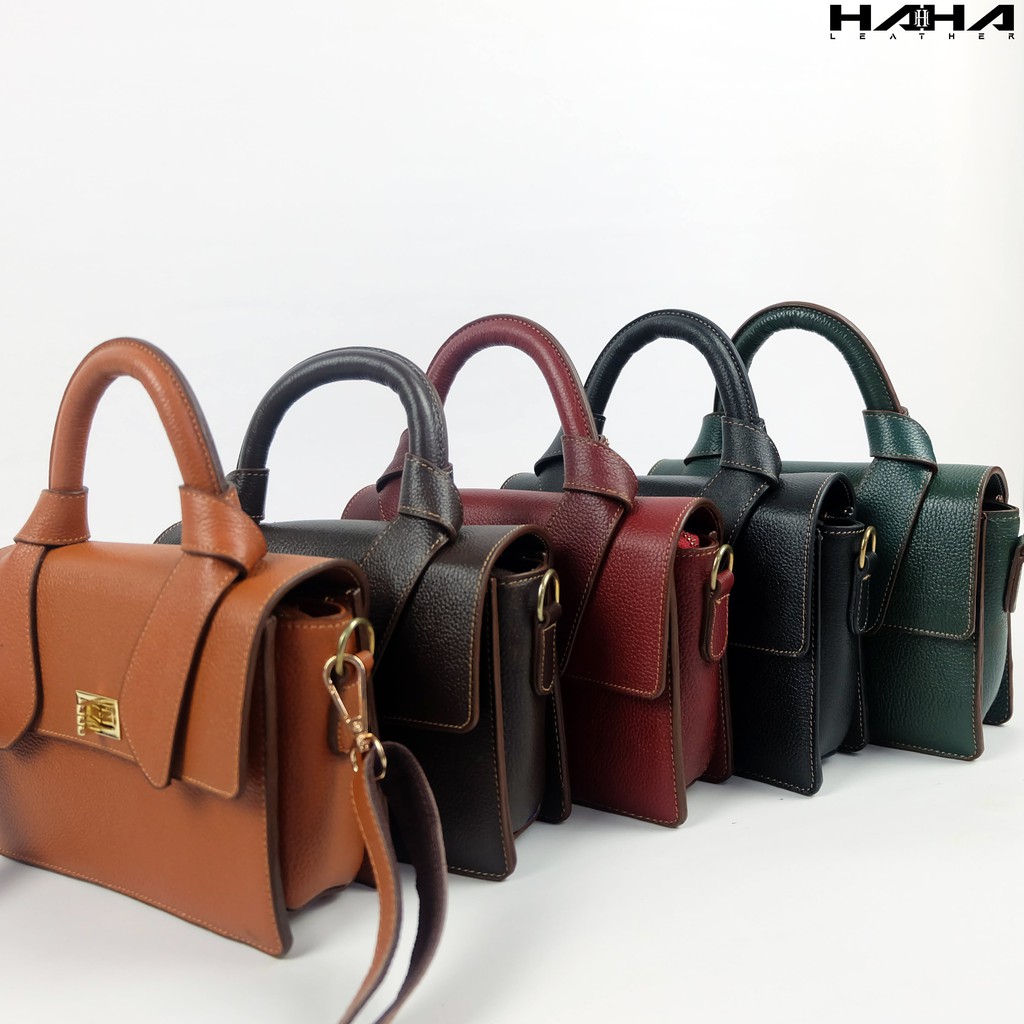 Slingbag LUNA Bahan Kulit Sapi Asli Exclusive Cewek Wanita Perempuan - Original Leather Sling Bag