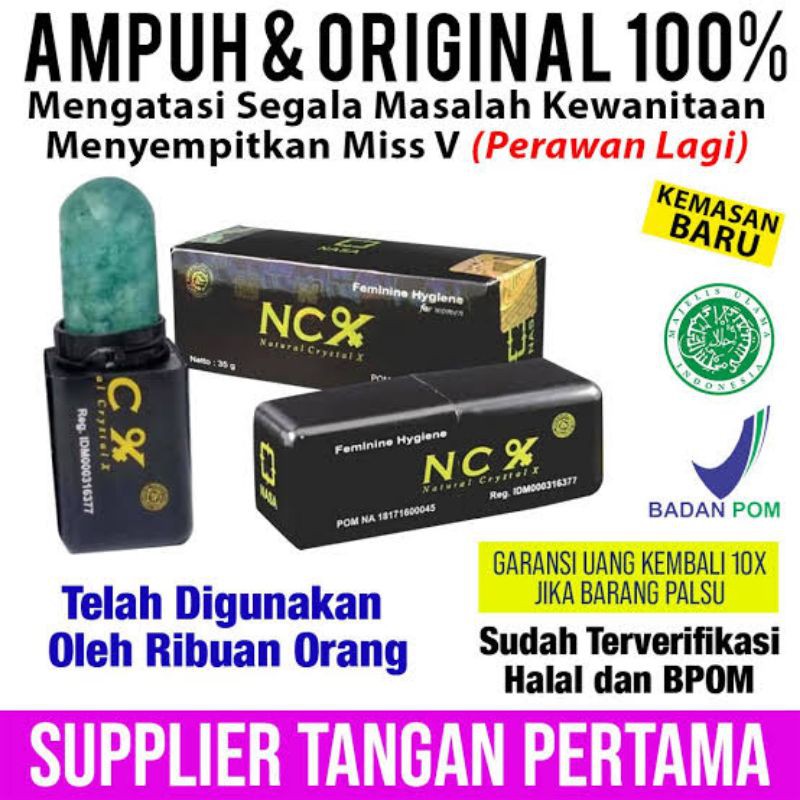 CRYSTAL X NCX / ATASI KEPUTIHAN DAN BAU TIDAK SEDAP