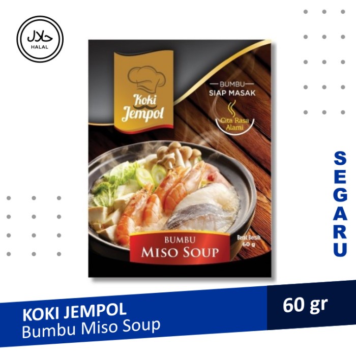 

Instan-Masak-Bumbu- Bumbu Miso Soup Koki Jempol | Japanese Miso Paste Instant Halal -Bumbu-Masak-