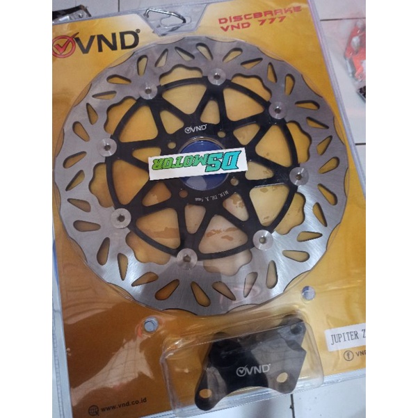 disc piringan cakram VND yamaha jupiterZ 300mm FIZR F1ZR Nouvo Vega Jupiter hitam gold orange titani