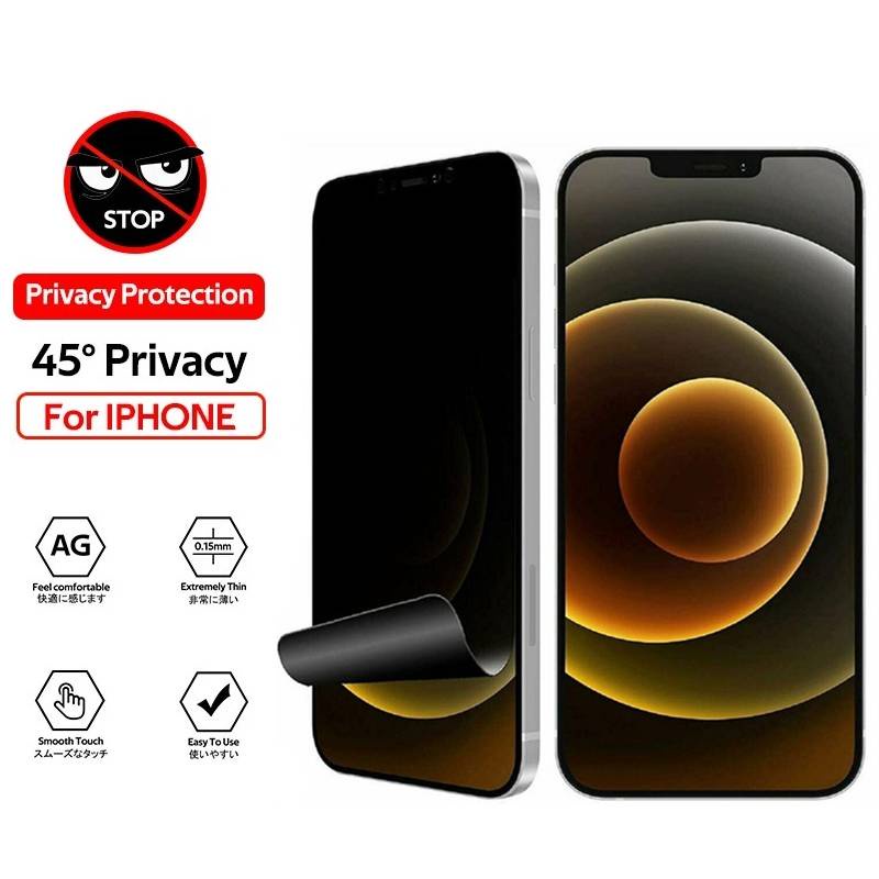 1Pcs Anti-Spy Hydrogel Film for IPhone 11 12 Pro Max Mini Privacy Screen Protectors for IPhone 7 8 Plus X XS Max XR SE 2020 Not Glass