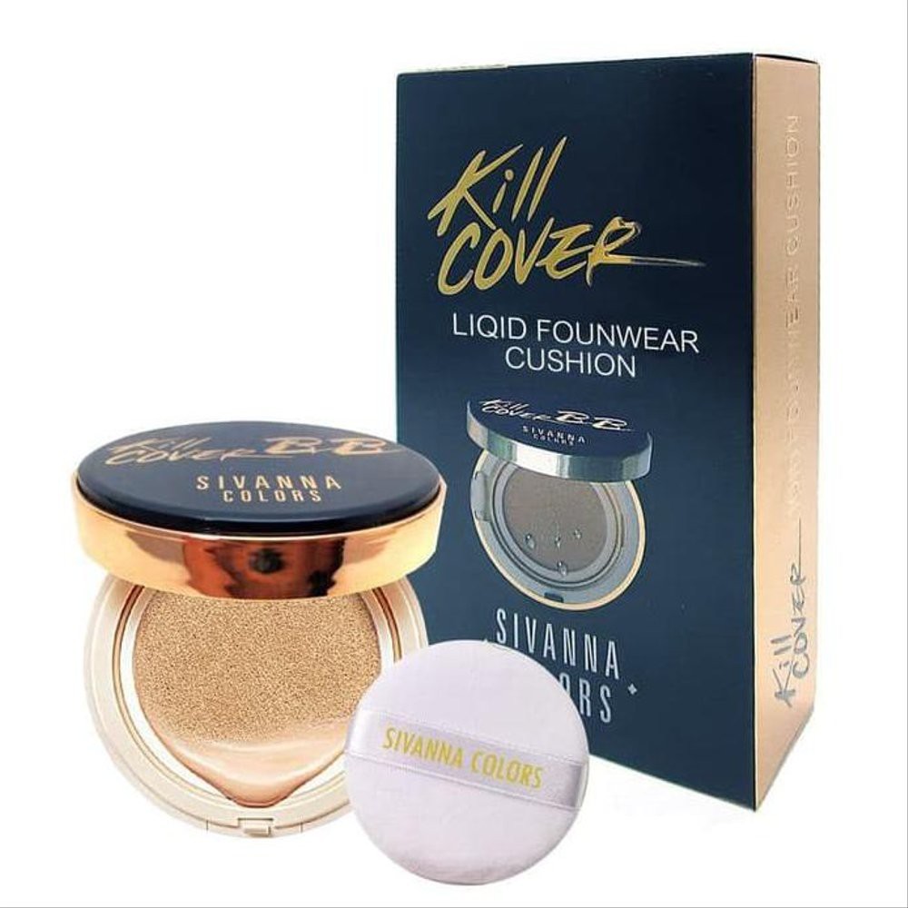 SIVANNA COLORS BB KILL COVER LIQUID FOUNWEAR CUSHION