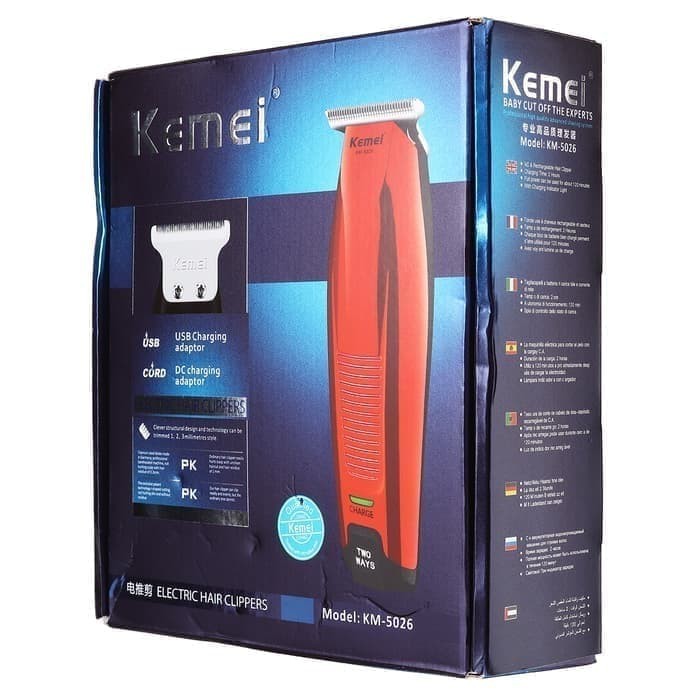 Kemei 5026 TRIMMER mesin alat cukur rambut KM 5026 KM5026 Hair Clipper KM-5026 ORIGINAL