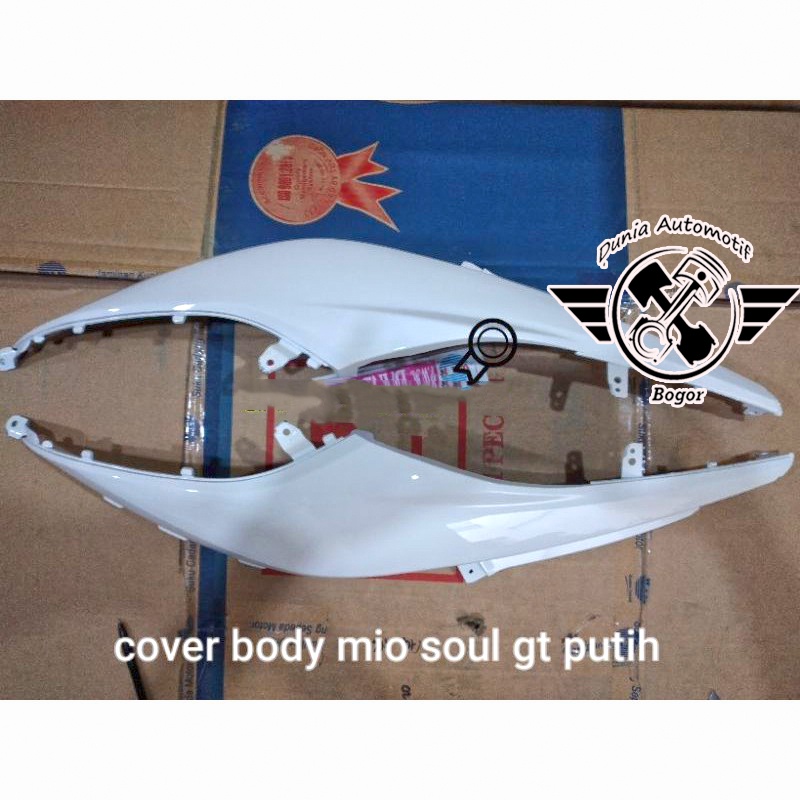 Cover Body Mio Soul Gt 115 Atau Body Belakang Yamaha Mio Soul Gt 115 Warna Putih