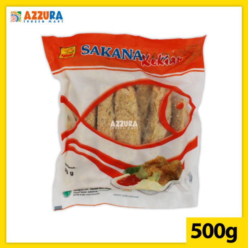 

sakana Kekian Makanan Cemilan Olahan Ikan 500g