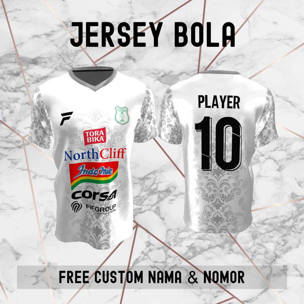 Jersey Batik PSMS Medan Klub Bola Baju Kaos Custom Nama dan Nomor Punggung - 1075