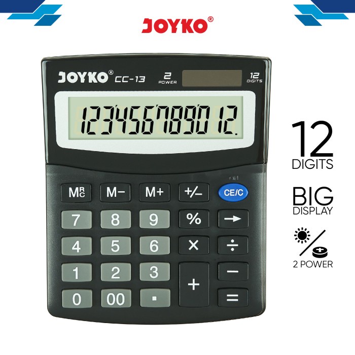 

CODE794 Calculator / Kalkulator Joyko CC-13 / 12 Digits