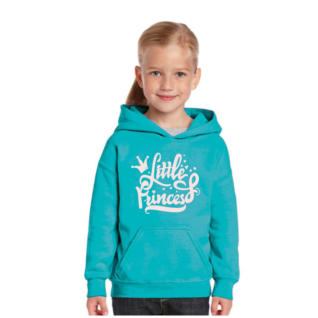 HOODIE ANAK PEREMPUAN LITTLE PRINCESS /// PAKAIAN ANAK FLEECE TEBAL LUCU KEKINIAN TERBARU''