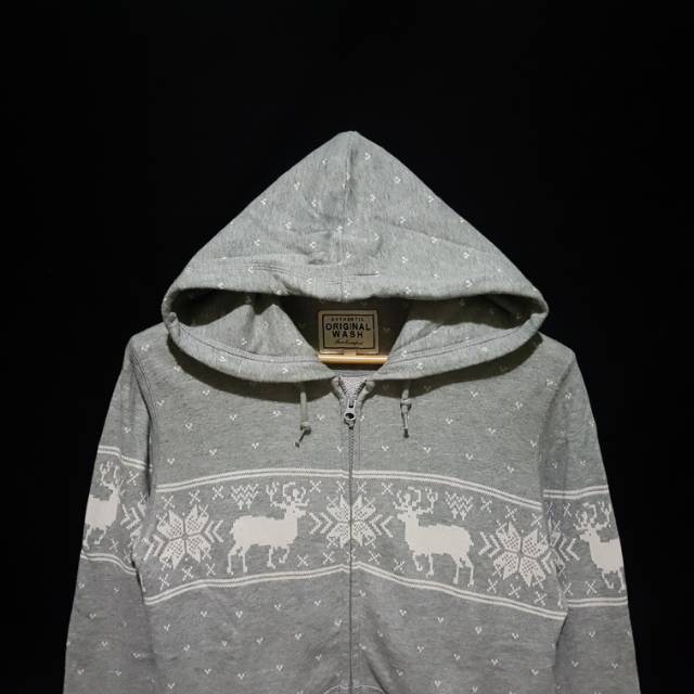 Hoodie Zipper Uniqlo Navajo