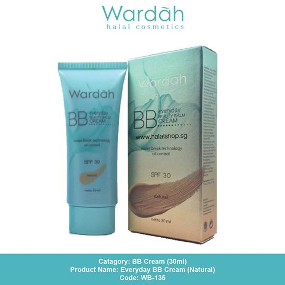 WARDAH BB EVERYDAY BEAUTY BALM CREAM SPF 30