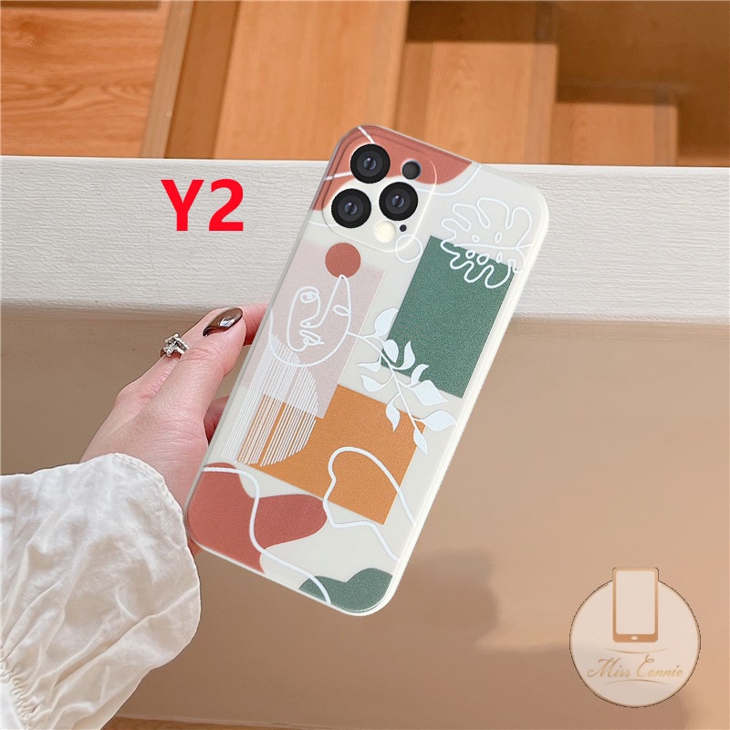 Casing Softcase Realme C35 C31 5I 6I 5 6 7 8 8Pro C21Y C25 C25S C25Y C11 C12 C20 C21 C3 7I Motif Geometri