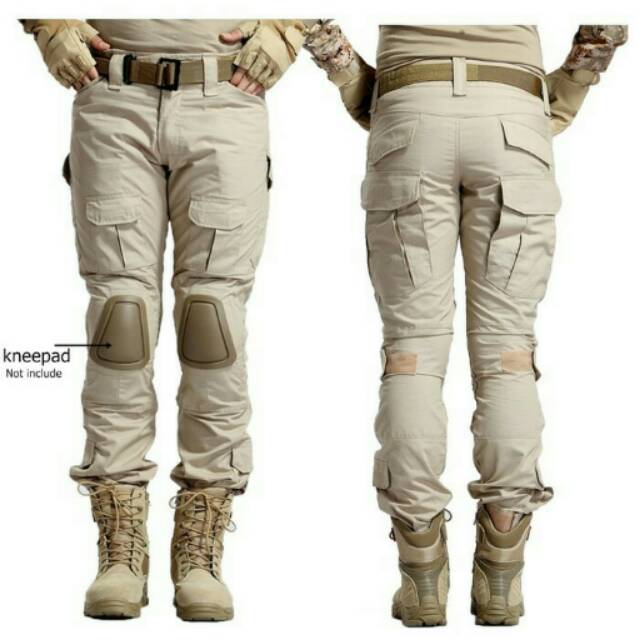  Celana  TACTICAL  511 Cream  Celana  511 Short Pant kneeped 