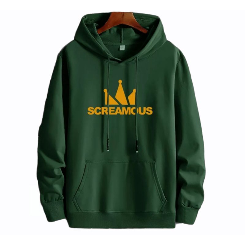 Cod ( BAYAR DITEMPAT ) SCREAMOUS HODDIE JUMBO UNISEX - SWEATER HODDIE SCREAMOUS FLECE PREMIUM TEBAL