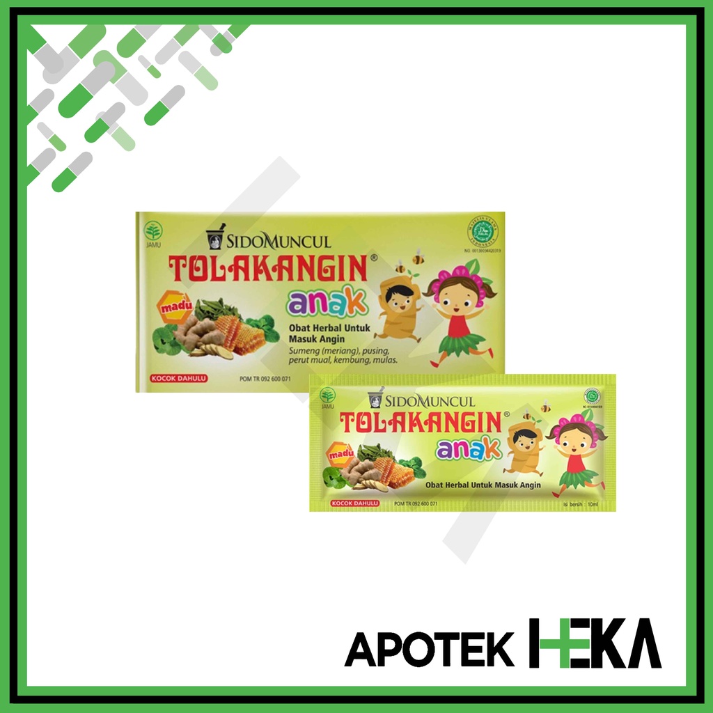 Tolak Angin Cair Anak 10 ml Box isi 12 Sachet - Masuk Angin Anak (SEMARANG)