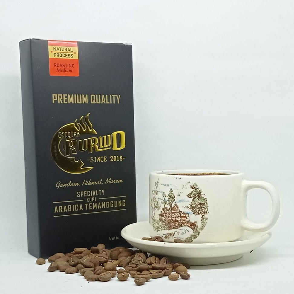 Jual Kopi Bubuk Murni Arabica Natural Premium Quality Kopi Purwo Gandem