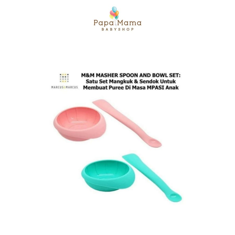 Marcus &amp; Marcus Masher Spoon &amp; Bowl Set