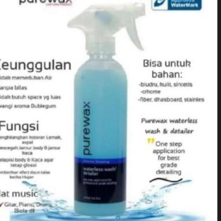 Muraaaahh.. purewax waterless. PROMO BELI 2 BOTOL FREE MICROFIBER 1 PACK