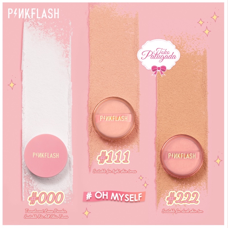 [BISA COD] PINKFLASH #OhMySelf Lasting Matte Loose Powder