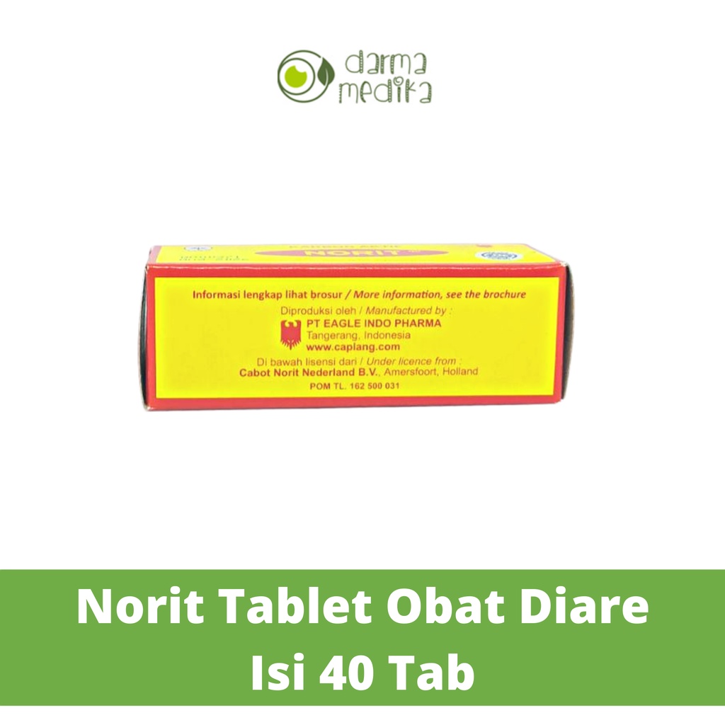 Norit Obat Diare Norit isi 40 per pcs