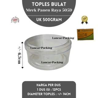 Jual Toples Spr D Panen Raya Toples Kue Kering Bulat Toples