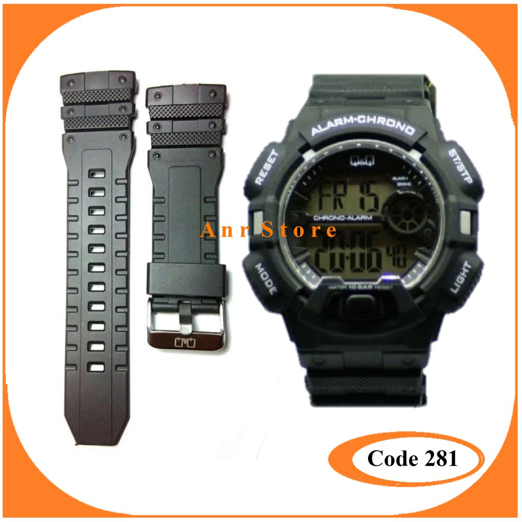 Tali Jam Tangan Q&amp;Q QnQ QQ GW-81 GW81 GW 81 M-132 M132 M 132