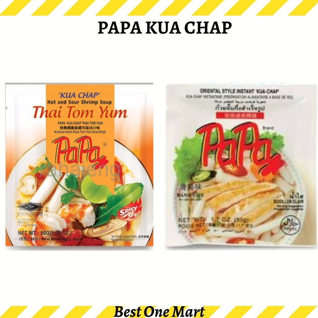 

PAPA Kua Chap / Kua Cap / Khua Chap / KweCap Instant - Tom Yum / Tom Yam - Original / Oriental