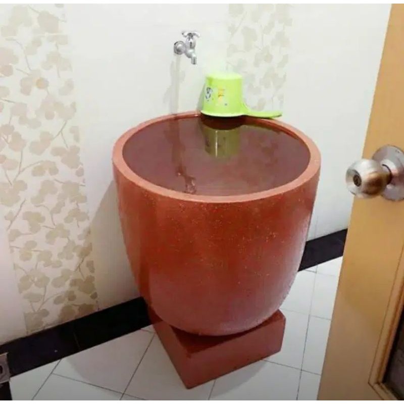 Bak Mandi Marmer / Bak Mandi Minimalis / Bak Mandi Terrazzo / Bak Mandi Teraso / Bak Mandi Unik