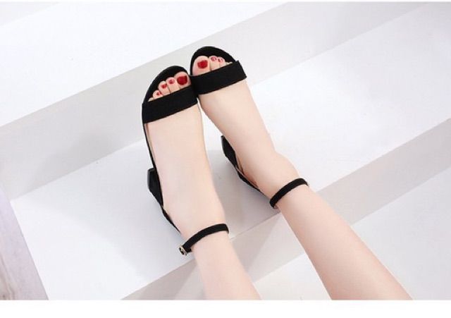 Sepatu Sandal Wanita Hak Import Korea Fashion 02